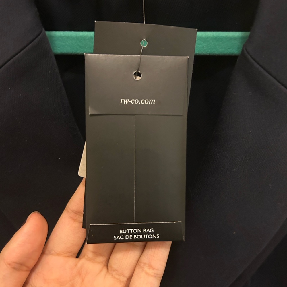 RW&CO. Midnight Blue Women's Blazer - Picture 13 of 16